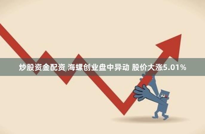 炒股资金配资 海螺创业盘中异动 股价大涨5.01%